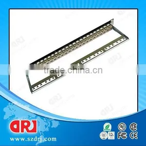 STP Cat6 24 Port Shielded Rj45 Patch Panel thumbnail-1