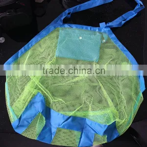 Newest Extra Large Sand Away Kids Baby Extra Large Sand Away Mesh Beach Toy Storage Bag thumbnail-5