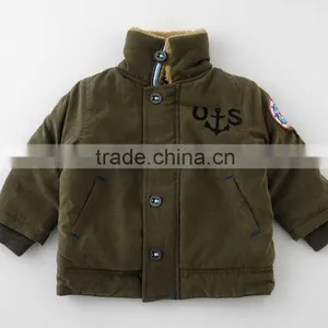 Japanese Wholesale Products High Quality Cute New Born Babies Clothes Jacket for Boys Children Winter Garment thumbnail-4