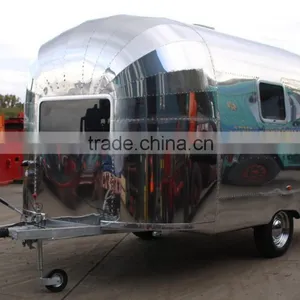 SLUNG SL-6S Mobile Food Trucks Catering Trailer Stainless Steel Food Truck Mechanical Brake Configuration thumbnail-4