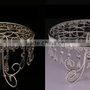 AN365 ANPHY European Style Real Silver Plating Cookies Fruit Dessert Wedding Household Decoration Metal Stand Tray Plate Display thumbnail-1