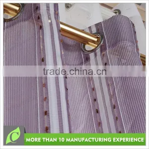 Curtain Supplier Transparent Print Purple Hall Divider Curtain thumbnail-2
