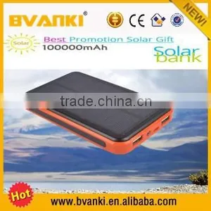 Hot New Products for 2015 Outdoor Waterproof Solar Mobile Portable Power Bank Charger 12000mAh thumbnail-6