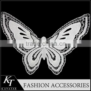 2012 Hot Selling Cotton Trimming Lace/Kavatar Fancy Nylon Lace Butterfly Patch thumbnail-2