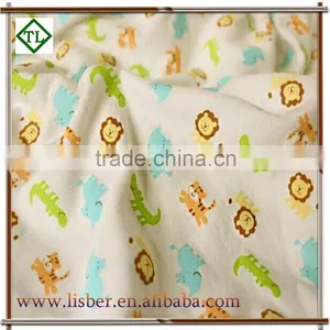 Wholesale Eco-freindly Prints 100 Cotton Knitted Duoble Jersey Fabric for Baby Clothes thumbnail-1