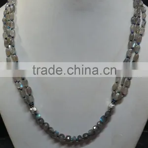 Labradorite Natural Gemstone Bead Stone Jewelry thumbnail-1