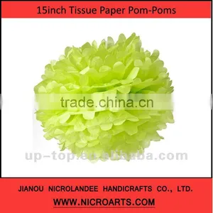 New Arrival!!! Colorful Party Tissue Paper Pom Poms!!! thumbnail-1