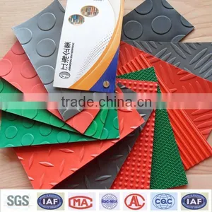 Anti-slip PVC Flooring in Rolls for Bus, Bathroom / Plastic Carpet Mat thumbnail-3