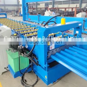 China Galvanized Colored Steel Tile Rolling Mill for Tiles Manufacturing Machinery thumbnail-4