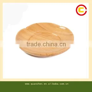 Environmental Small Bamboo Dessert Plate thumbnail-1