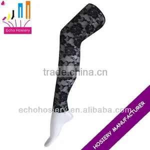 Sexy Jacquard Tights Lace Legging thumbnail-1