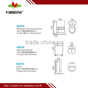 Sanitary Ware Ceramic Bathroom Design One-piece Toilet Set thumbnail-2