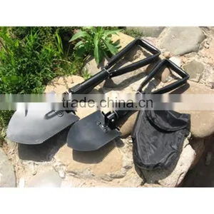 Camping Garden Portable Multifunction Folding Metal Shovel thumbnail-1