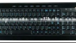 PC Usb Wired Keyboard With LED Letter Illuminated thumbnail-1