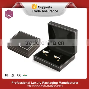 Small Blue Cufflink Jewelry Box thumbnail-2