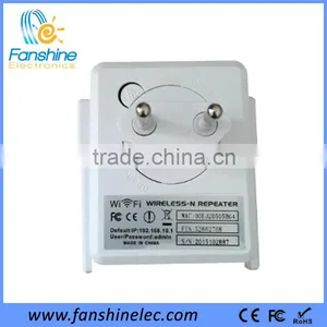 Fanshine Hot Sales Outdoor 300Mbps Mini White Color Wifi Repeater Support Wireless Switch thumbnail-2