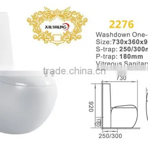wc Toilet Sanitary Ware One Piece Toilet Toilet Bowl Quality Choice thumbnail-2