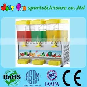 Three Tanks Juice Dispenser Machine , Cooling&heating Beverage Maker thumbnail-1