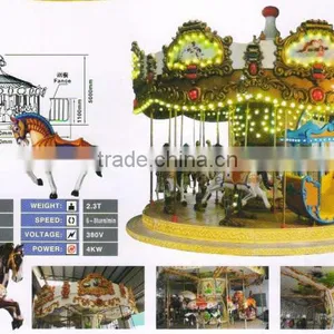 16 Seats Theme Park Amusement Carousel Rides for Sale,cheap Carousel Horse thumbnail-1