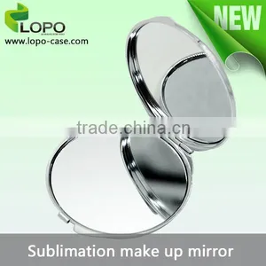Customed Gift Sublimation Blank Compact Cosmetic Mirror thumbnail-3