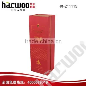 Hinged Cardboard Wine Gift Box for Sale thumbnail-1