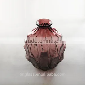 Oval Color Art Glass Vase thumbnail-5