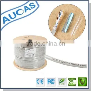 Factory Price 24 AWG 4 Pairs 1000ft/roll Bulk FTP Cat5e Plenum Cable thumbnail-3