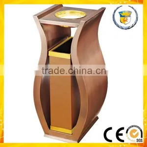 Unique Shaped Hotel Lobby Dustbin Indoor Cleaning Tools Trash Bin thumbnail-2