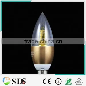 LED Candle Bulb Gold E14 Led Candle Bulb 3014SMD Warm White Champaign Led Candle Light thumbnail-1