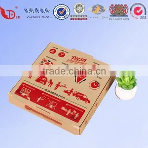 Recycled Material Kraft Paper Pizza Box With Beautiful Design thumbnail-1