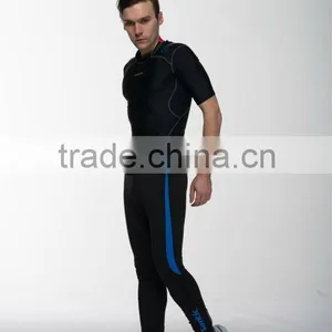 Men's Santic Running Wear Sports Jersey Running Set OEM Service thumbnail-1