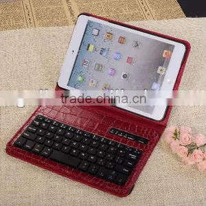 2013 Crocodile Pattern Wireless Waterproof Bluetooth Keyboard for Ipad thumbnail-1