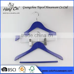 Wooden Scarf Hanger With 20 Hook White Plastic Kids Pants Hanger thumbnail-1