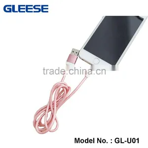 Super Speed Colorful Original USB Data Cable Charging Cable LED Light Indicator for Smartphone thumbnail-1