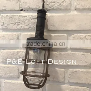 <HOT>Taiwna Made 12V/24V/110V IP56 Watertight Steel LOFT STYLE Vintage Hanging Light thumbnail-2