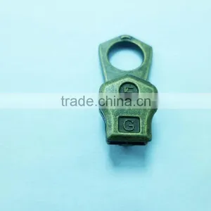 5# Metal Zipper Locking Zipper Slider Customers' Puller Plated Cooper Zipper Slider Jacket Zipper Slider thumbnail-3