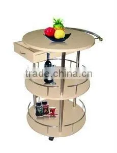 Wooden Kitchen Trolley Cart thumbnail-1