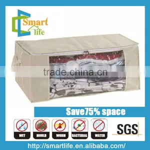 Newest Plastic Vacuum Tote Bag for Bedding thumbnail-1