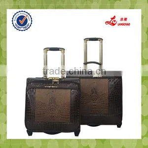 Crocodile Material 2pcs One Set Boarding Luggage thumbnail-1