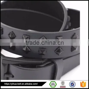 Mens Conical Rivets Wholesale Premium Pure Leather Belt thumbnail-4