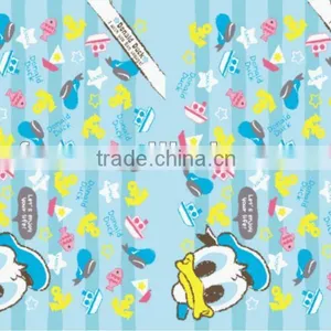 Super Soft Donald Duck Print Coral Fleece Fabric thumbnail-1
