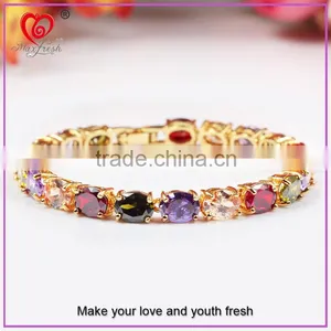 Wholesale Hot Custom Fashion Zinc Alloy Bracelet Rose Gold Plating Zinc Alloy Bracelet thumbnail-1