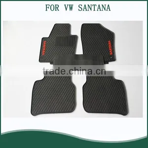 Cargo Trunk Rubber Mat Liner for Car SUV Truck Semi Custom Fit for VW Santana thumbnail-1