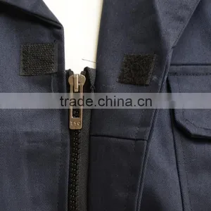 Wholesale Smocked Clothing Boiler Suits Poly Cotton Mix Fabrics Anti-static Rip Stop Safety Men's Industrial Work Coverall thumbnail-4
