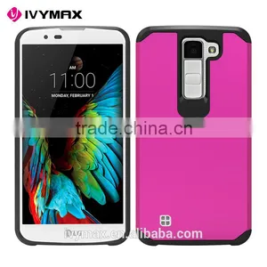 China Factory Wholesale Hybrid Combo TPU PC Cellphone Back Cover for LG K8/K350N/K8 LTE Cell Phone Case thumbnail-5