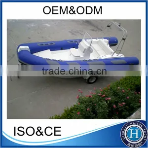 2016 Popular CE Certified Inflatable Rib Boat 520 With Hypalon for Sale thumbnail-4