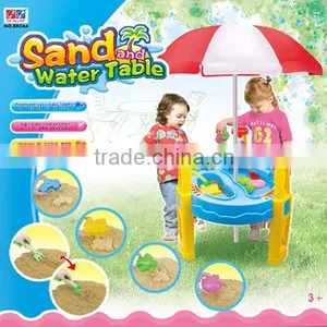 Plastic Muti-functional Outdoor Table With Umbrella thumbnail-1