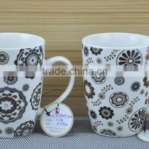 11OZ Poodle Dog Design Full Decal Print Coffee Cups, Shiny Surface Porcelain Mug, KL5004-10715 thumbnail-6