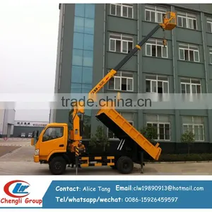 Price Hydraulic Crane Truck Dump Truck With Crane thumbnail-2