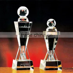 Crystal Glass Trophy Award Plaques for Busines Gifts or Sports Souvenirs thumbnail-1